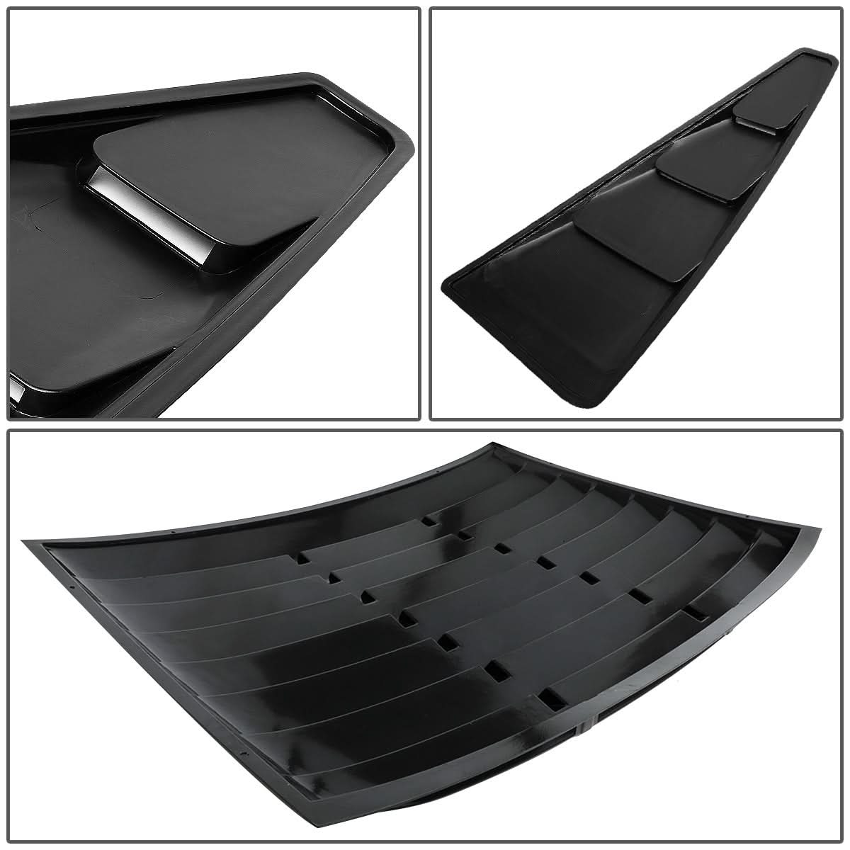 05-14 Ford Mustang Window Louver 3PCS Black (Non-Convertible)