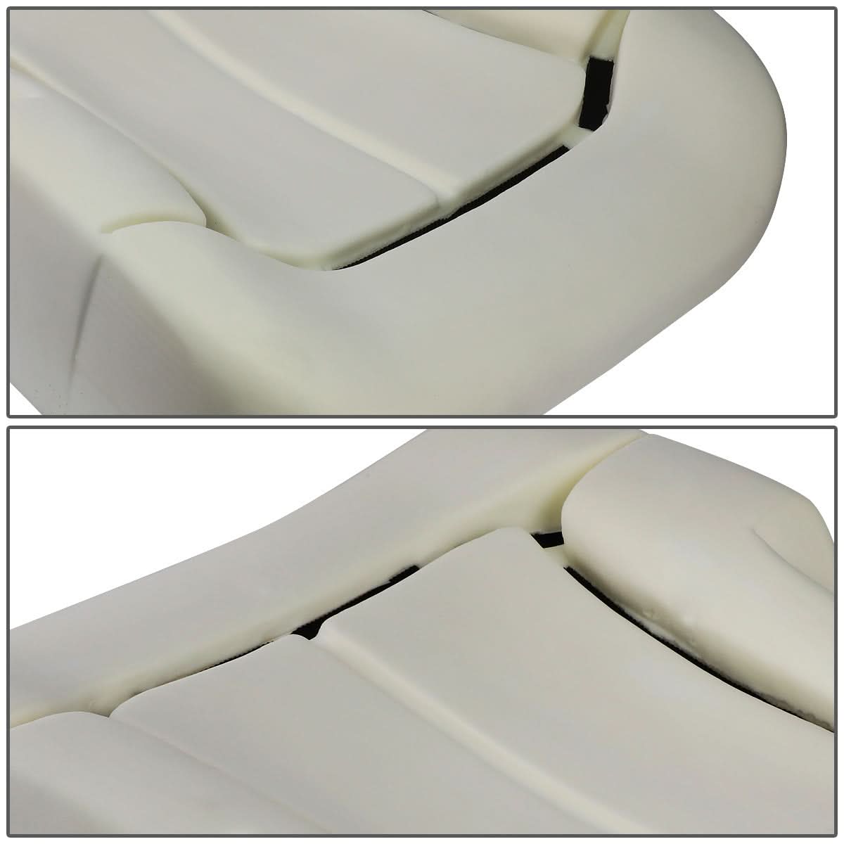 99-02 Chevrolet Silverado White Seat Cushion Pad 50/50 Bucket Seats