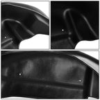 15-19 Ford F-150 Rear Wheel Well Guard Covers - Black