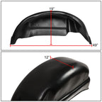 15-19 Ford F-150 Rear Wheel Well Guard Covers - Black