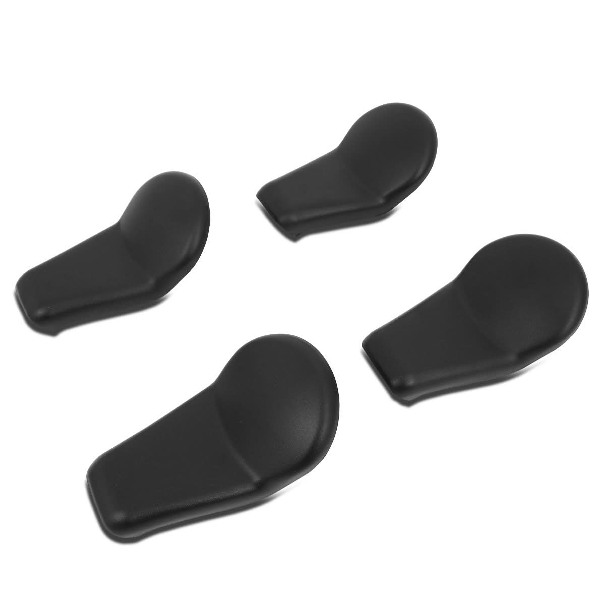 2014-2019 Toyota Tundra Front Seat Bracket Cap Cover Set - Black