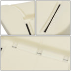 98-02 Dodge Ram Lower Bottom Seat Cushion Driver Side White