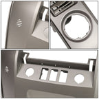 2004-2006 Nissan Titan/Armada Center Dash Bezel Gray