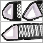 2018-2020 Ford Mustang Honeycomb Front Upper Grille with Triangle LED DRL