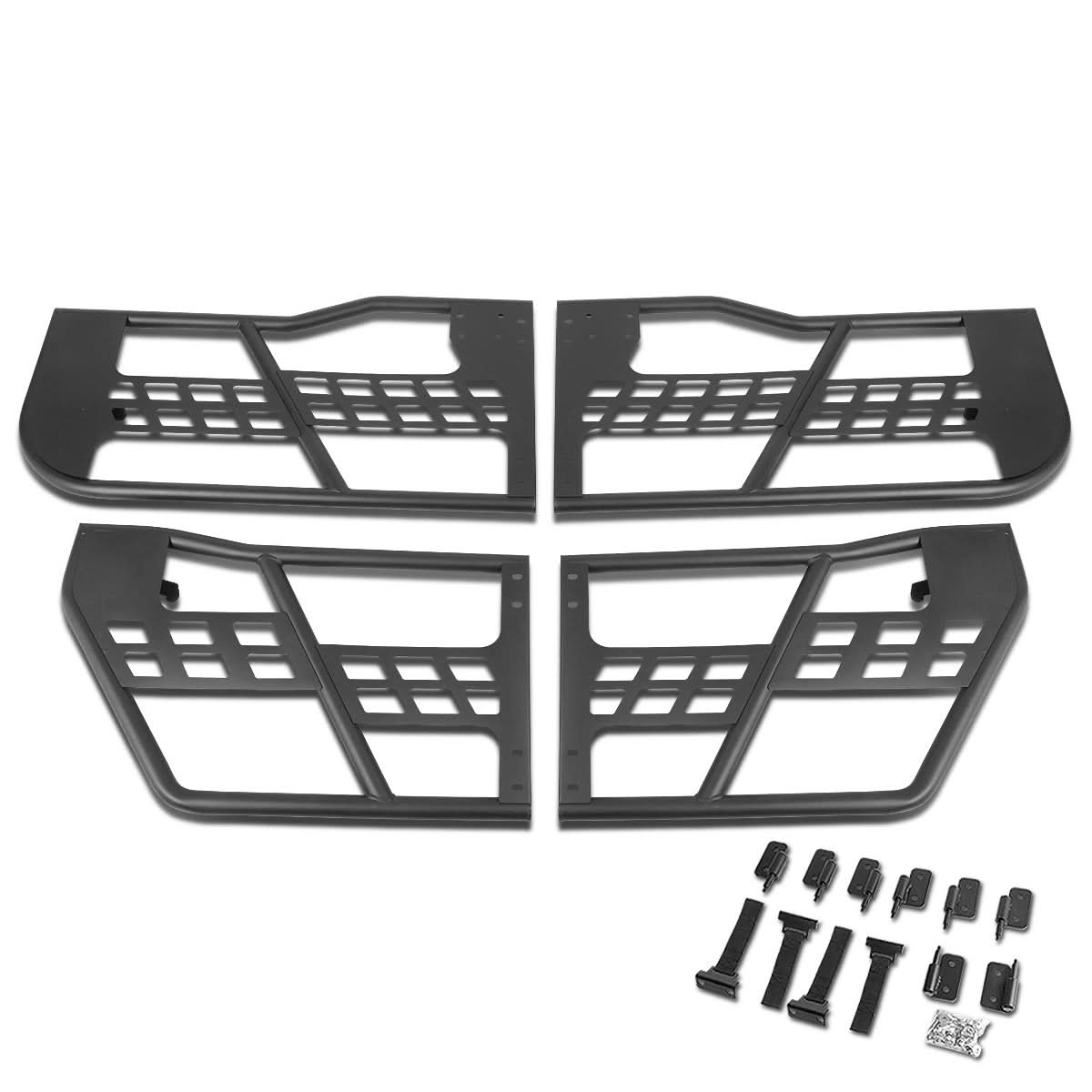 07-18 Jeep Wrangler JK Unlimited Safari Doors Set - Textured Black