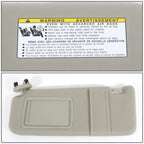 2007-2011 Toyota Camry Sun Visor Driver Side Beige Illuminated