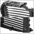 2015-2017 Ford F-150 Front Upper Radiator Shutter Grille - Black