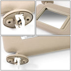 09-16 Toyota Venza Sun Visor Driver Side Beige Illuminated