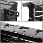 2015-2017 Ford F-150 Front Radiator Shutter w/o Actuator Black