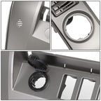04-06 Nissan Titan/Armada A/C Center Console Bezel Gray