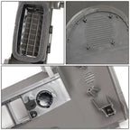 04-06 Nissan Titan/Armada A/C Center Console Bezel Gray