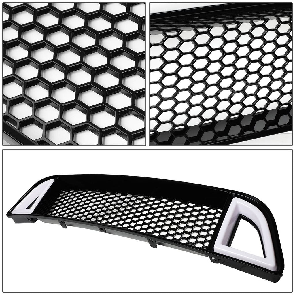 2013-2014 Ford Mustang Honeycomb Mesh LED DRL Grille
