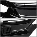 2016-2021 Honda Civic Front Bumper Grille - Black