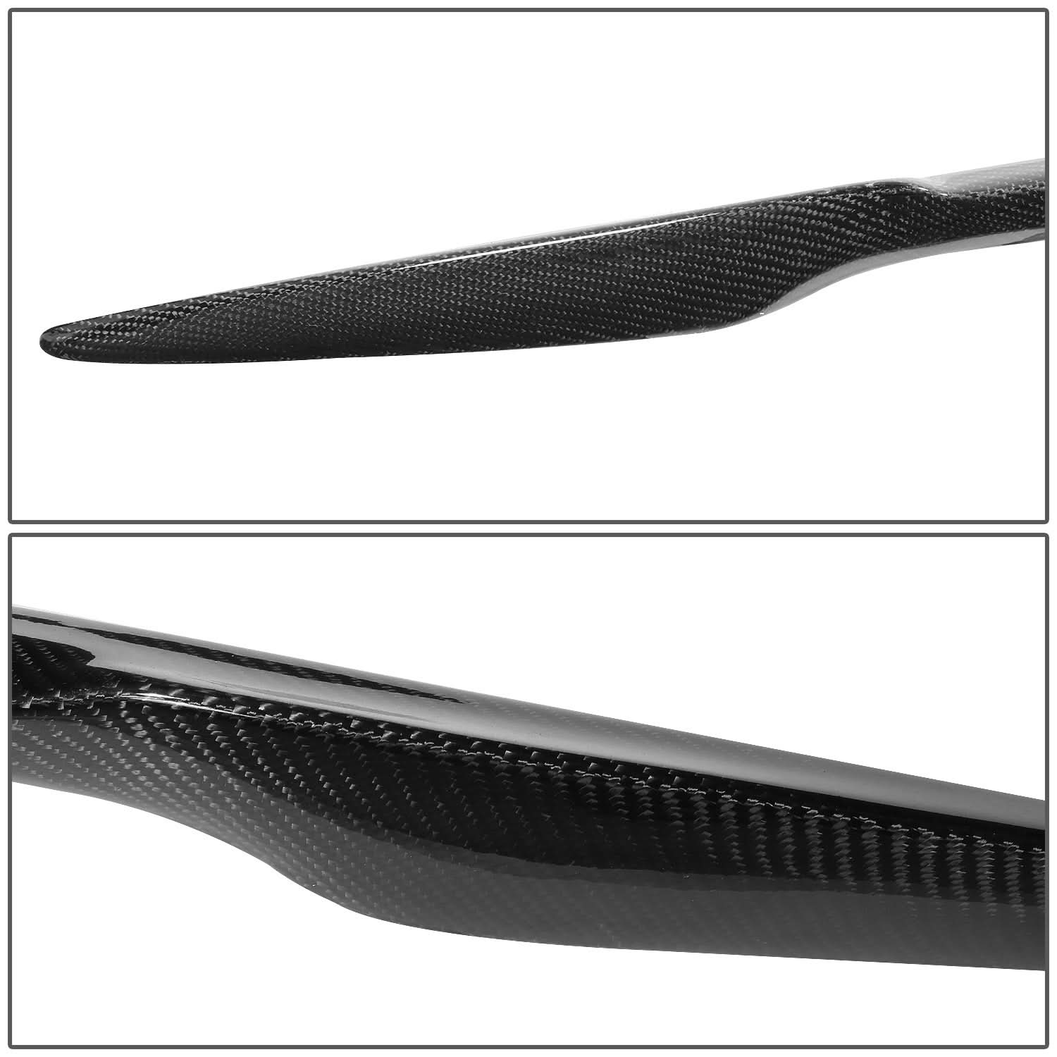 12-19 Tesla Model S V-Style Trunk Spoiler Carbon Fiber