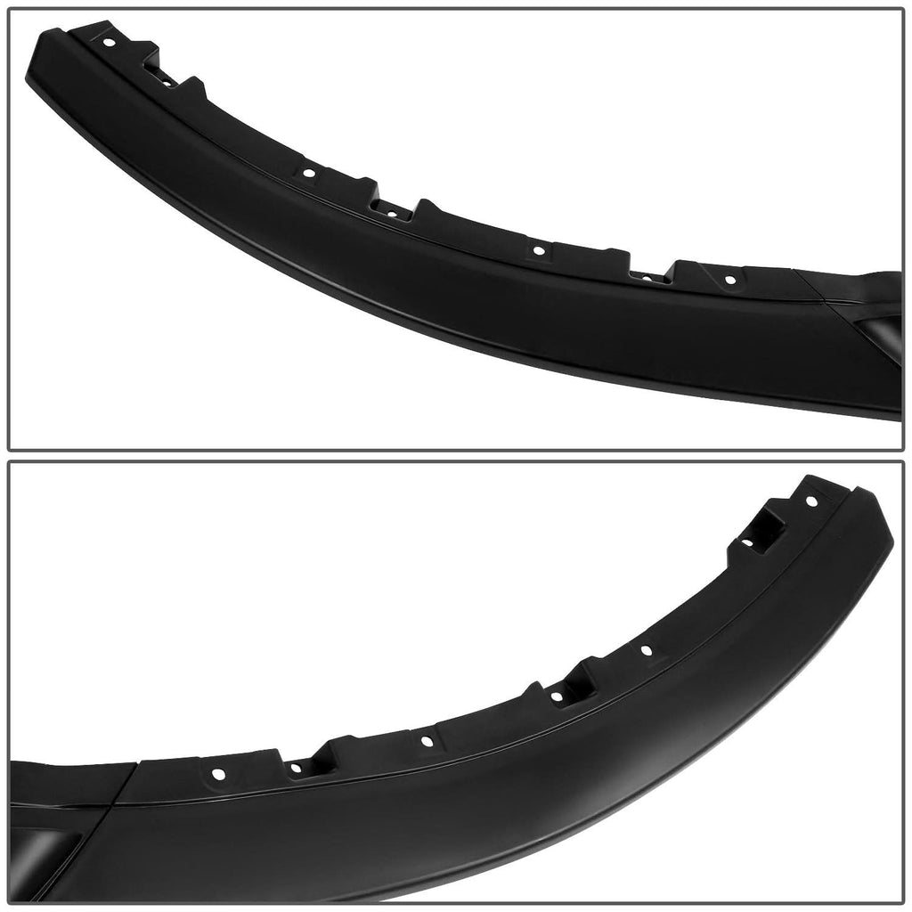 2013-2014 Ford Mustang 3PC Style Front Bumper Lip - Matte Black