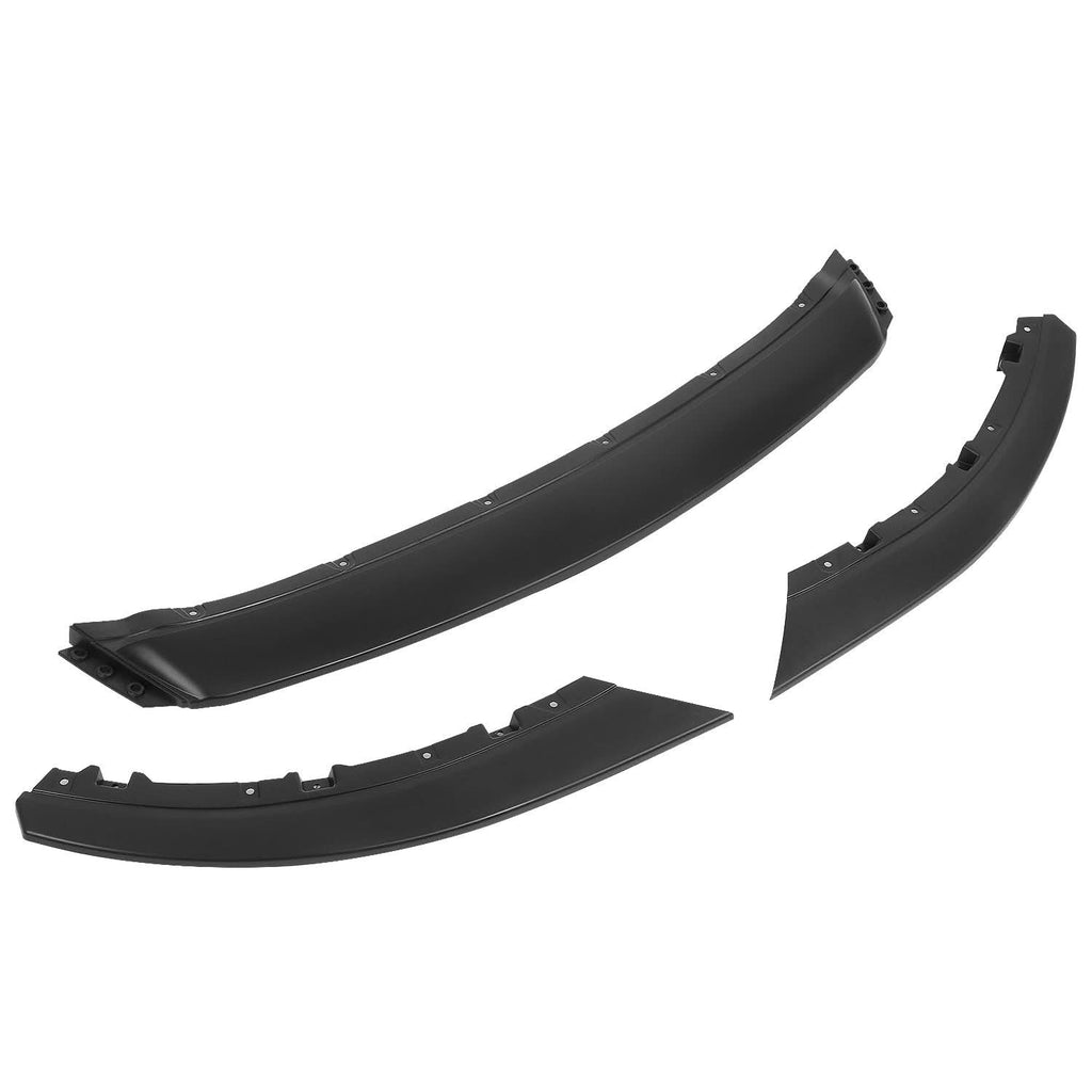 2013-2014 Ford Mustang 3PC Style Front Bumper Lip - Matte Black