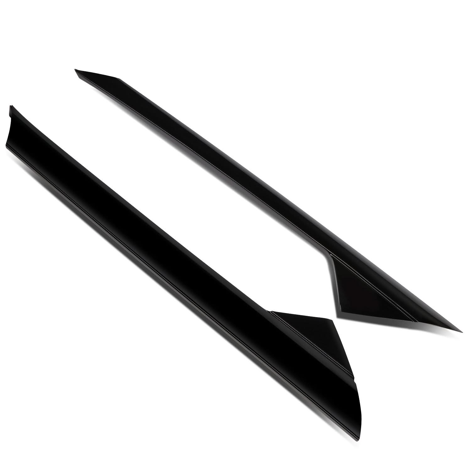 2011-2019 Ford Explorer Windshield Pillar Set - Black