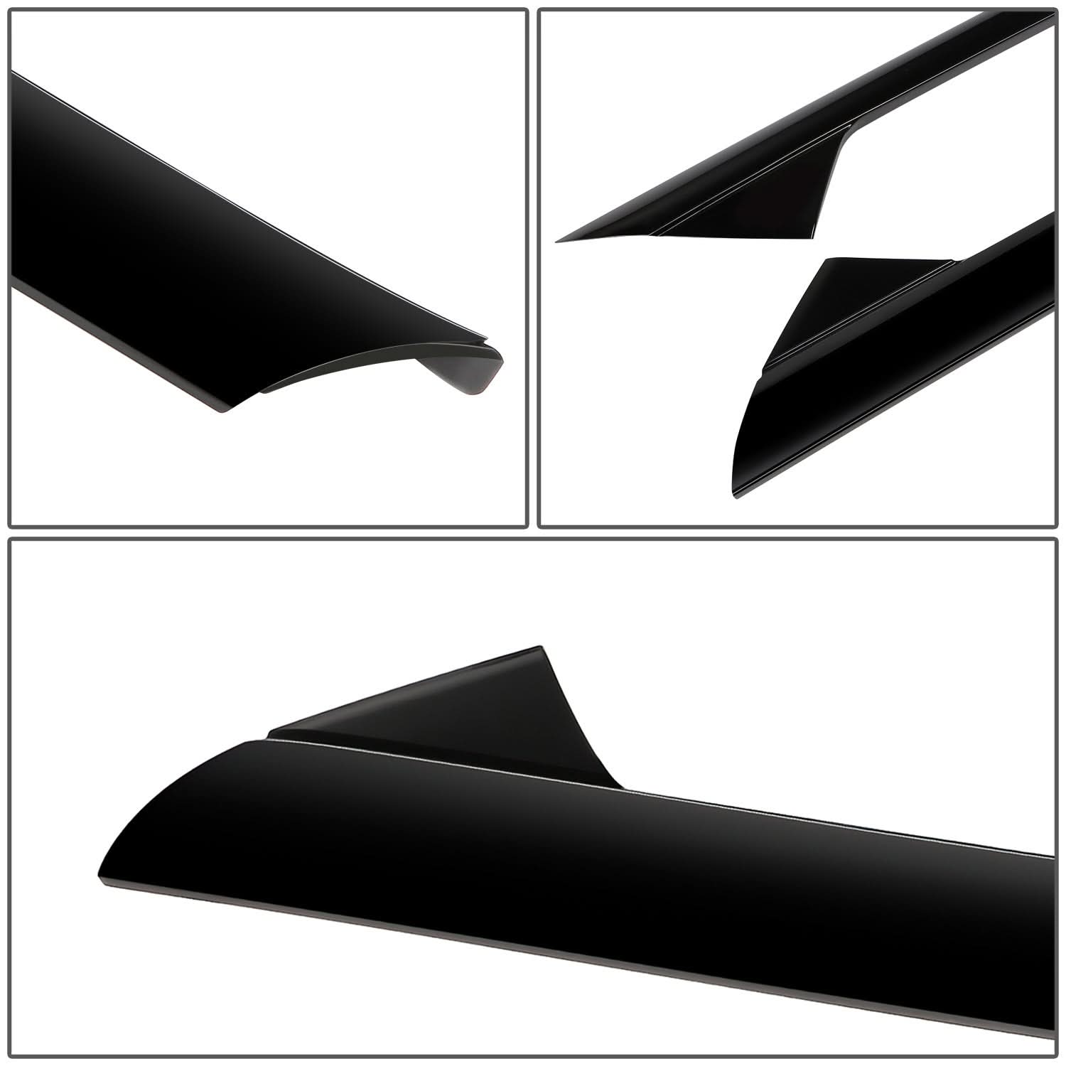 2011-2019 Ford Explorer Windshield Pillar Set - Black