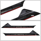 2011-2019 Ford Explorer Windshield Pillar Set - Black