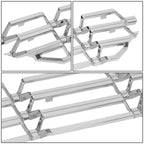 2016-2018 Chevrolet Silverado 1500 Chrome Grille Overlay Insert - 2PCS