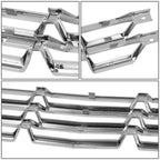 2016-2018 Chevrolet Silverado 1500 Chrome Grille Overlay Insert - 2PCS