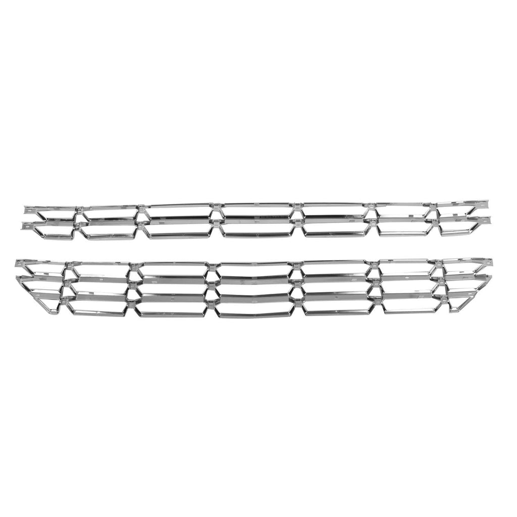 2016-2018 Chevrolet Silverado 1500 Chrome Grille Overlay Insert - 2PCS