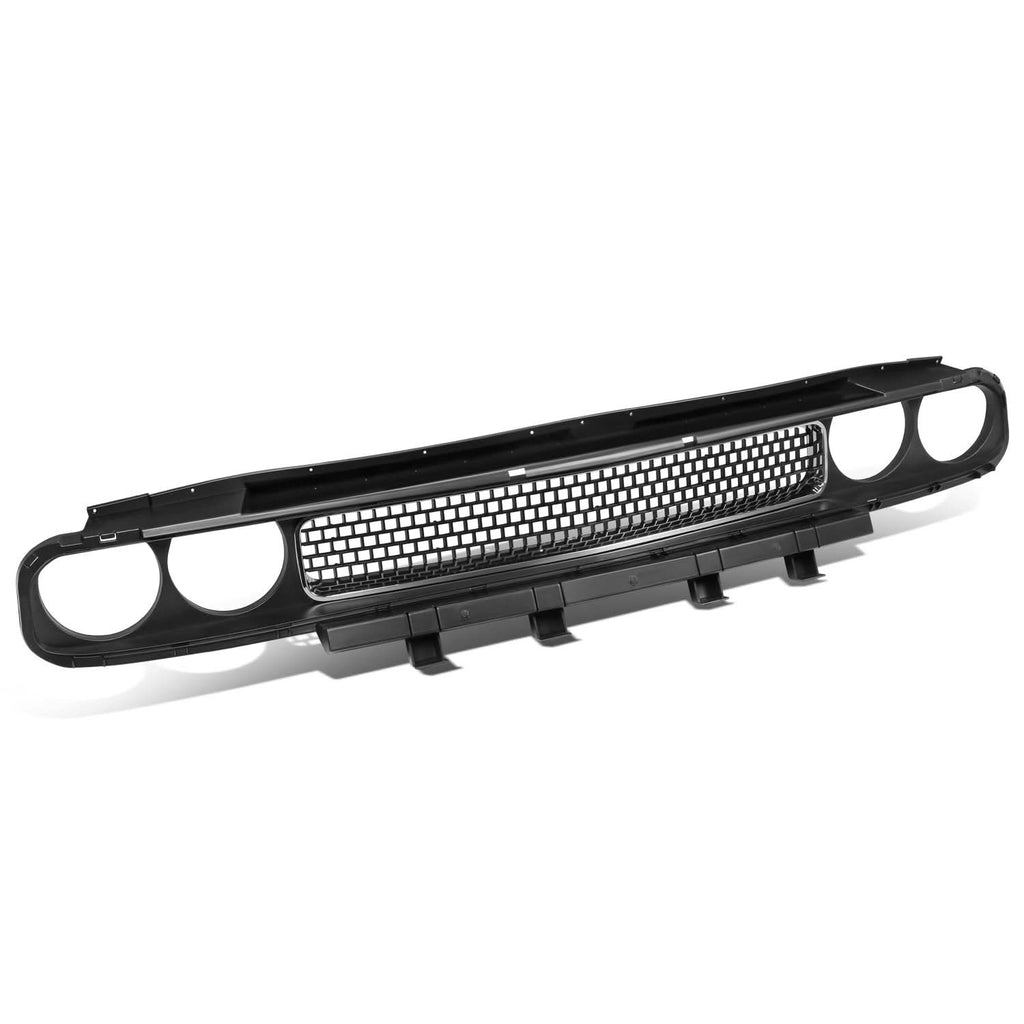 08-14 Dodge Challenger Front Bumper Grille - Matte Black