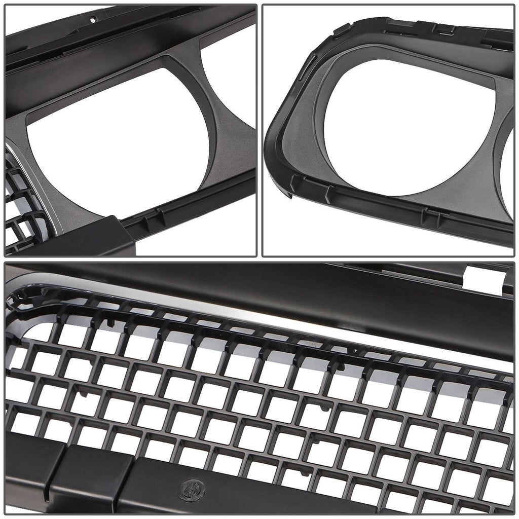 08-14 Dodge Challenger Front Bumper Grille - Matte Black