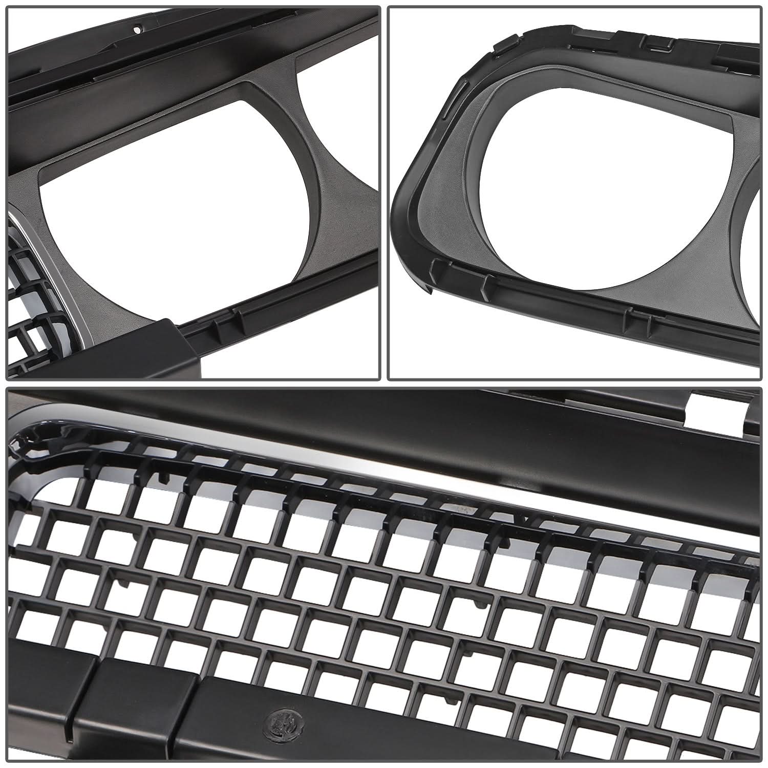08-14 Dodge Challenger Front Bumper Grille - Matte Black