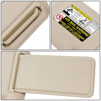 2005-2015 Toyota Tacoma Double Cab Sun Visor - Beige/Tan