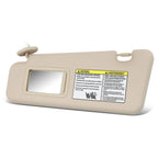 2008-2013 Toyota Highlander Sun Visor - Beige/Tan with Extension