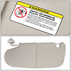06-10 Dodge Ram Sun Visor Gray - Fits Models Without Overhead Console