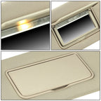 2013-2018 Nissan Altima Sun Visor w/ Lighted Mirror - Beige