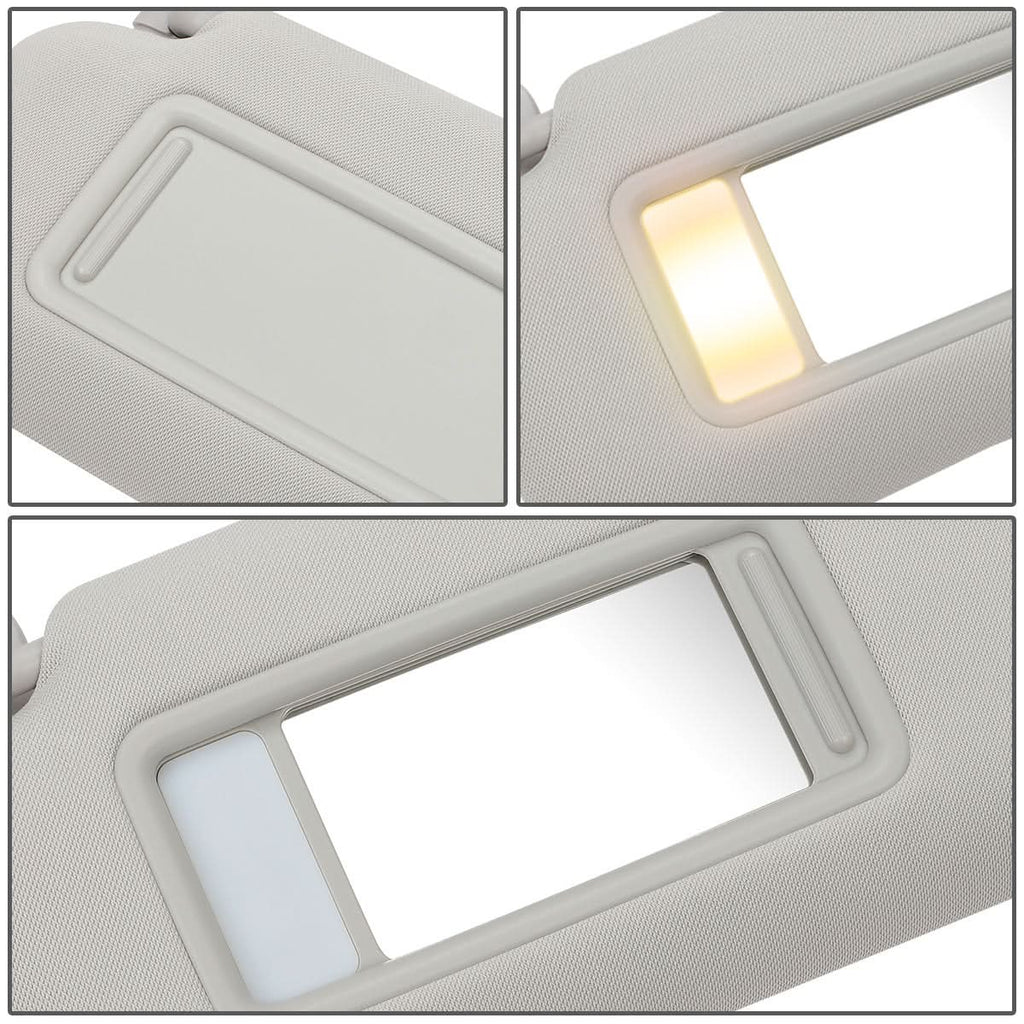 2010-2015 Mazda CX-9 Sun Visor with Lighted Mirror - Gray