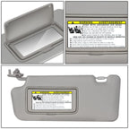 12-15 Honda Civic Clear Gray Sun Visor