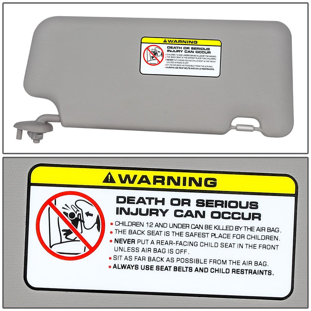 12-15 Honda Civic Clear Gray Sun Visor