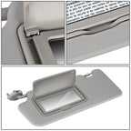 12-15 Honda Civic Clear Gray Sun Visor
