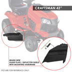 42" Deflector Shield w/ Mounting Hardware for Craftsman