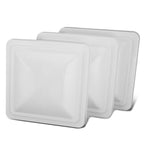 RV Roof Vent 14x14 Overall Dimension Replacement Lid White/Silver