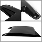 Universal Hood Scoops & Vents 25.5" x 28" Painted Black ABS
