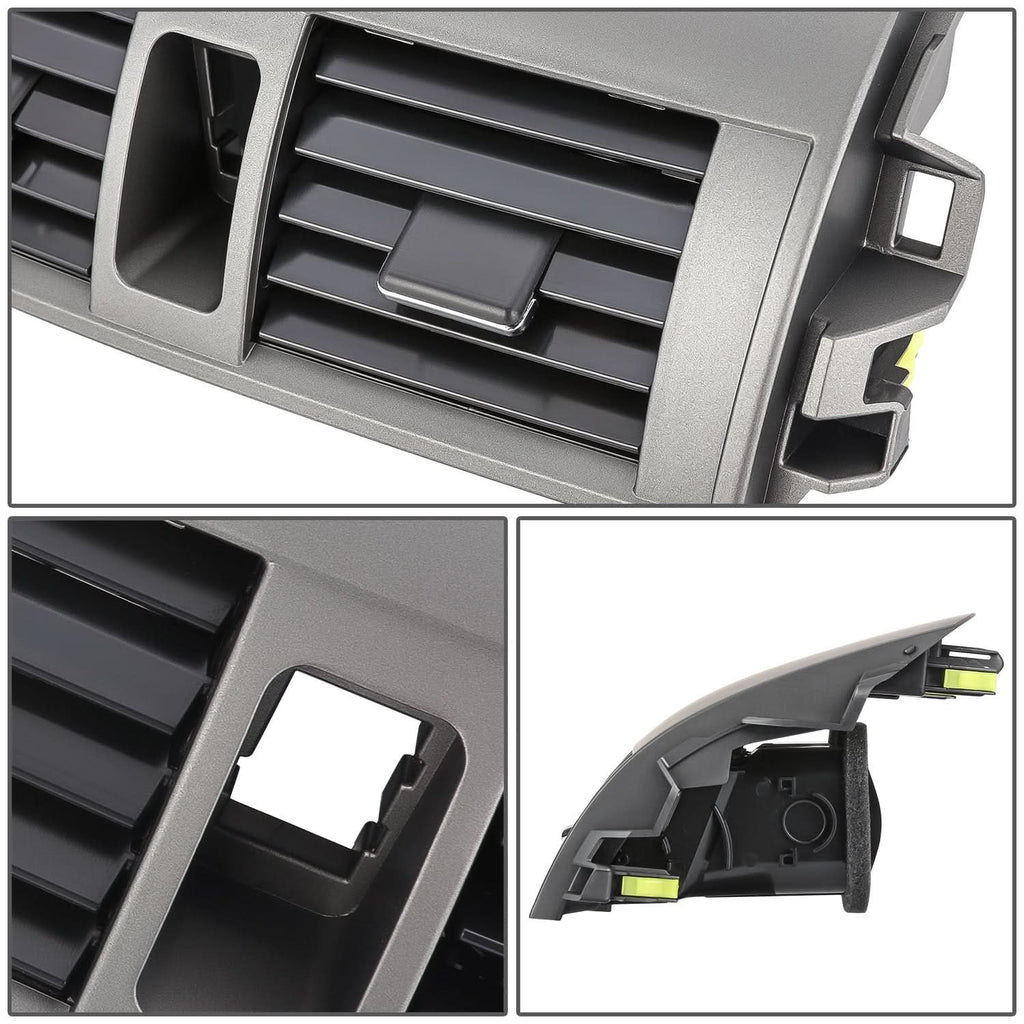 2009-2013 Toyota Corolla Dash Center AC Air Vent Upper Bezel Trim
