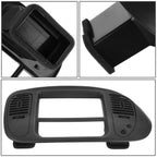 97-03 Ford F150 Center Dash Radio Climate Bezel Panel - Black