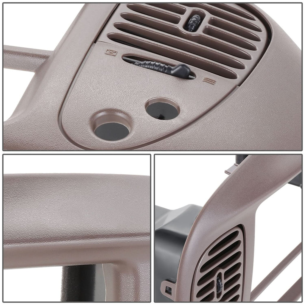 97-03 Ford F150 Center Dash Radio Climate Bezel Panel Brown