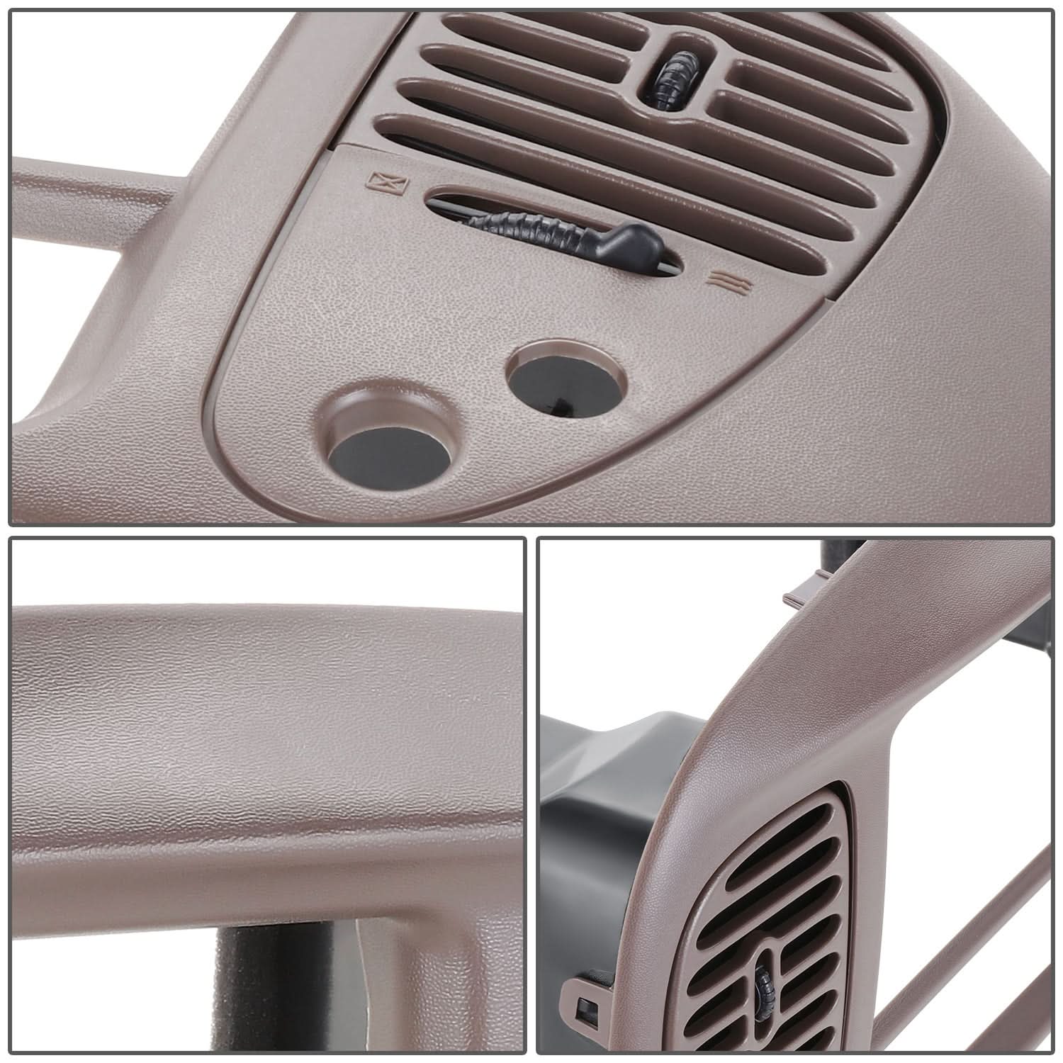 97-03 Ford F150 Center Dash Radio Climate Bezel Panel Brown