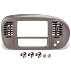 97-03 Ford F150 Center Dash Radio Climate Bezel Panel Brown