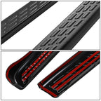 2007-2013 Chevrolet Silverado 6'6" Bed Rail Caps - Black