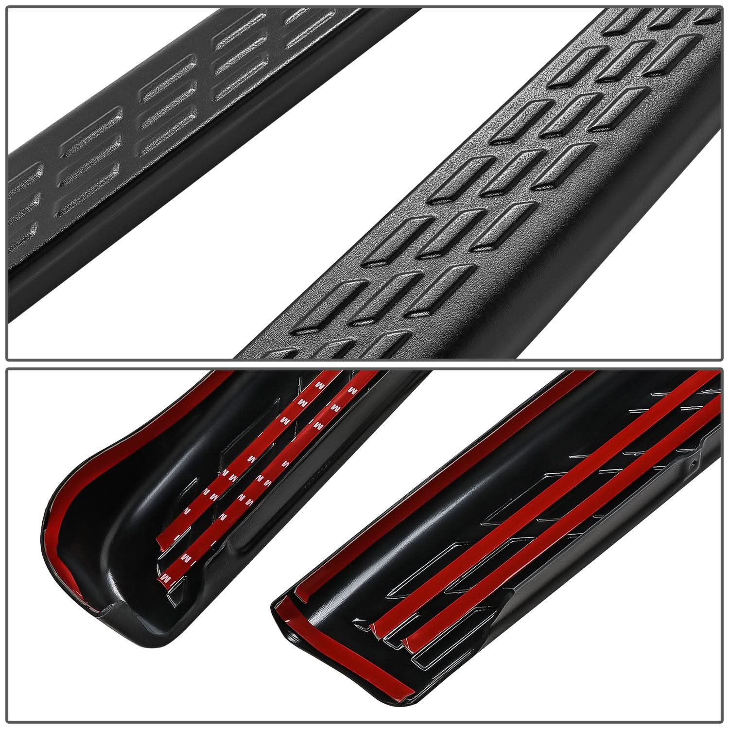2007-2013 Chevrolet Silverado 6'6" Bed Rail Caps - Black