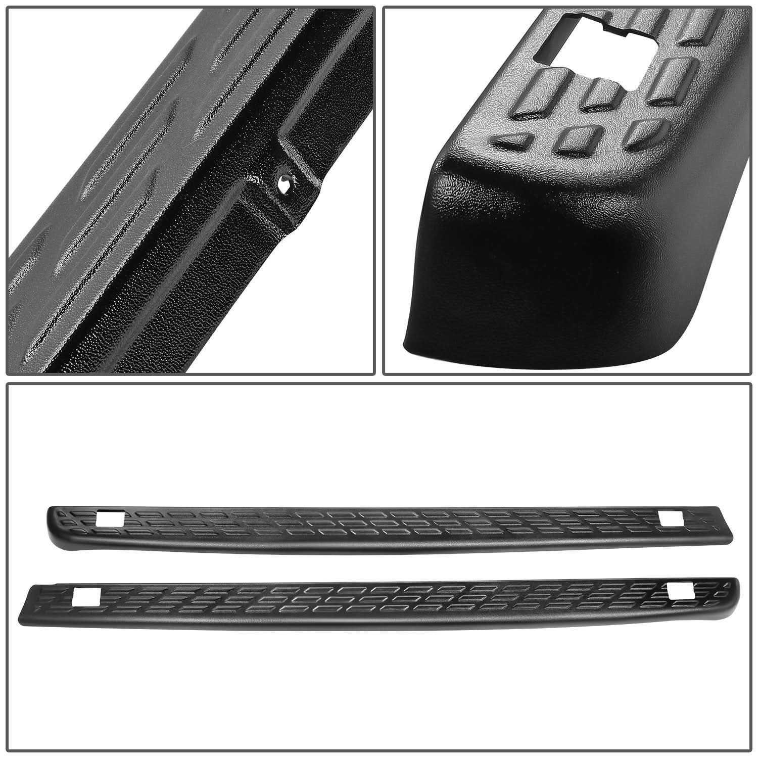 2007-2013 Silverado 1500 2500HD 3500HD 6'6" Bed Rail Caps with Hole
