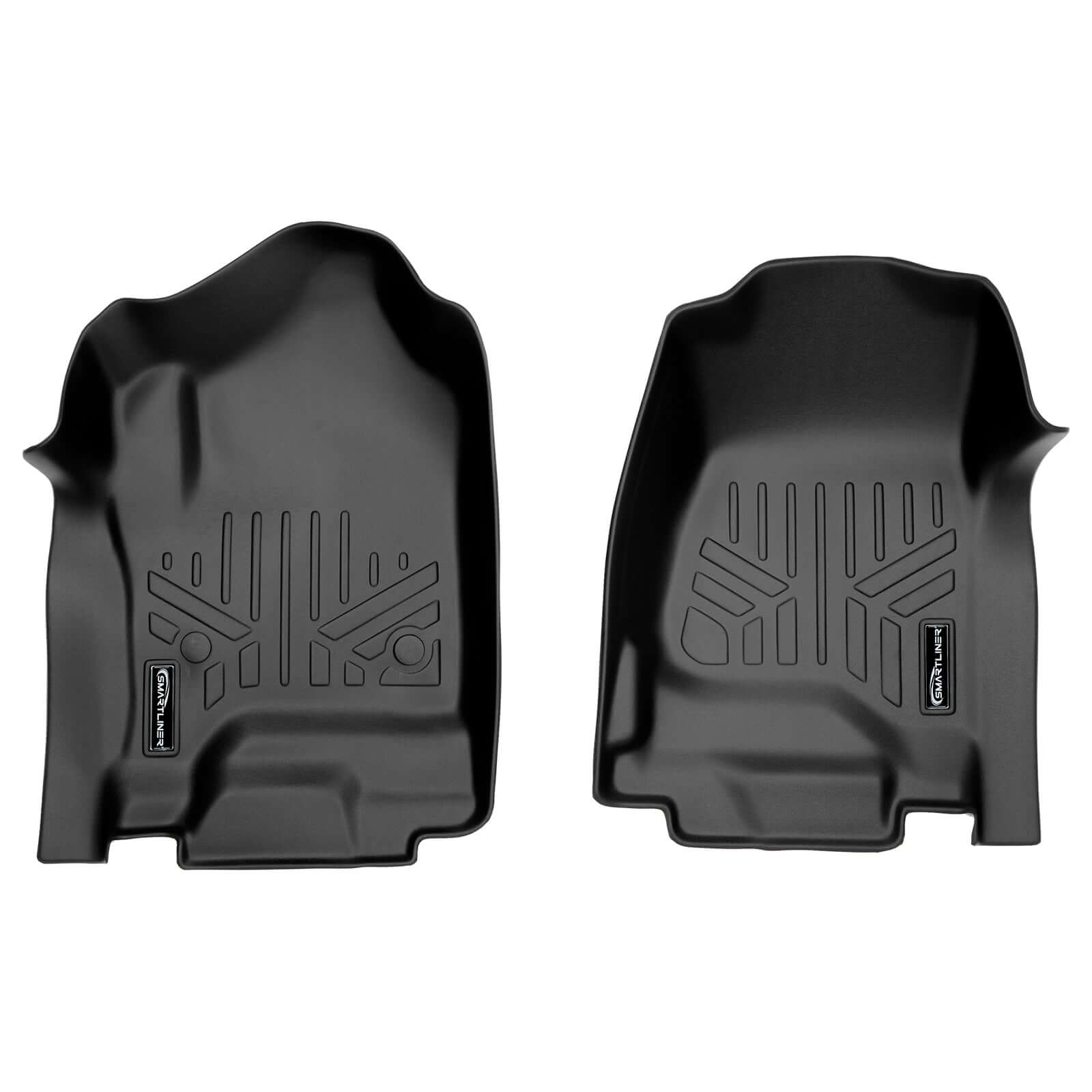 SMARTLINER Custom Fit Floor Liners For Double Cab 2019 Chevrolet Silverado 1500 LD (No OTH)
