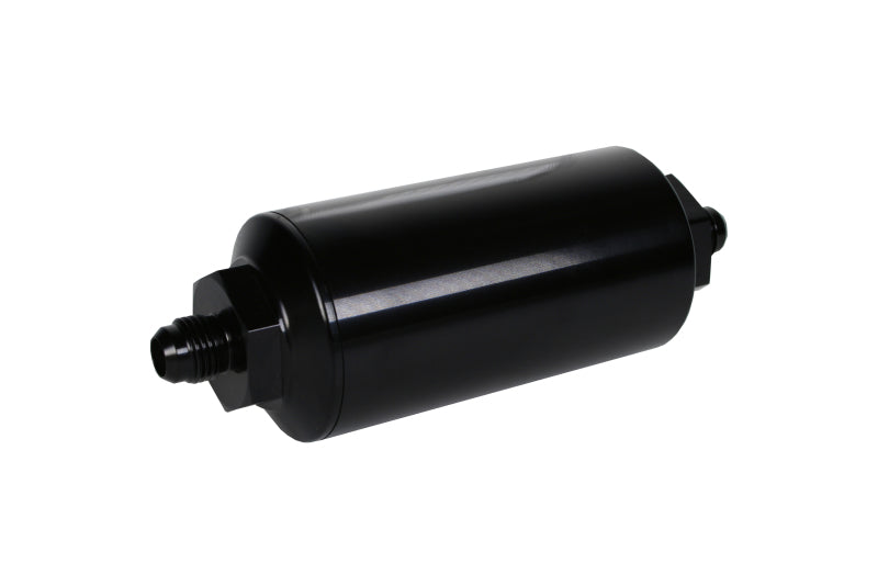 Aeromotive In-Line Filter - AN-06 238 Stainless Mesh Element - Anodized Black